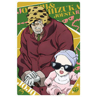 JoJo's Bizarre Adventure Diamond Is Unbreakable Wafer [7.Joseph Joestar & Shizuka Joestar (character card)]