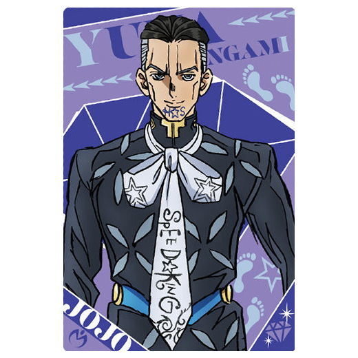 JoJo's Bizarre Adventure Diamond Is Unbreakable Wafer [10.Yuya Fungami (character card)]