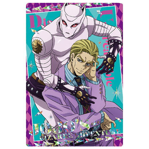JoJo's Bizarre Adventure Diamond Is Unbreakable Wafer [25.Yoshikage Kira & Killer Queen (SP card)(original illustration)]