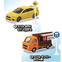 Tomica Sign Set Part.11 [Assorted 2 type set (7.Subaru WRX STI Type S/8.Subaru Sambar Oden Shop)]