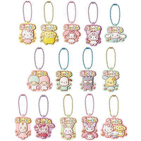 Sanrio Characters Pukkuri Rubber Mascot Gummy Part.4 [All 14 type set(Full Complete)]