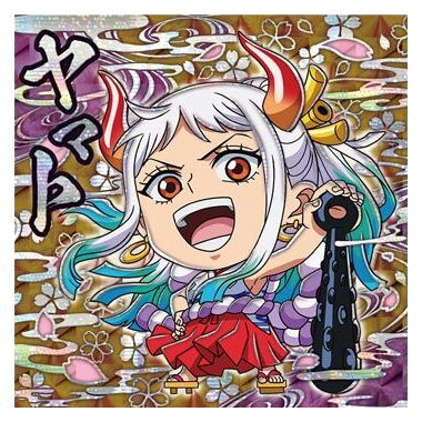 Niforamtion ONE PIECE Pirate Sticker Wafer LOG.6 [2.Yamato (Super Grand Rare)]