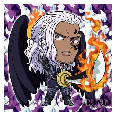 Niforamtion ONE PIECE Pirate Sticker Wafer LOG.6 [7.King (Grand Rare)]