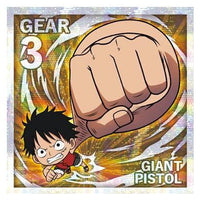 Niforamtion ONE PIECE Pirate Sticker Wafer LOG.6 [24.Monkey D. Luffy (Grand Rare)]