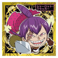 Niforamtion ONE PIECE Pirate Sticker Wafer LOG.6 [25.Charlotte Cracker (Rare)]