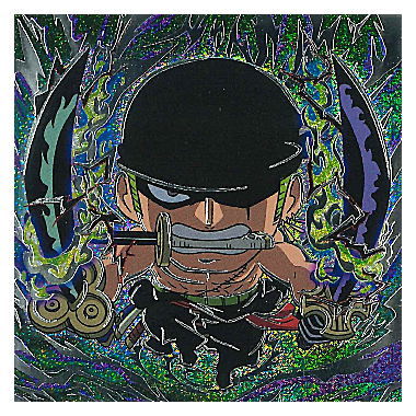 Niforamtion ONE PIECE Pirate Sticker Wafer LOG.6 [29.Secret 1: Roronoa Zoro]