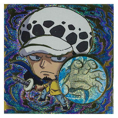 Niforamtion ONE PIECE Pirate Sticker Wafer LOG.6 [31.Secret 3: Trafalgar Law]