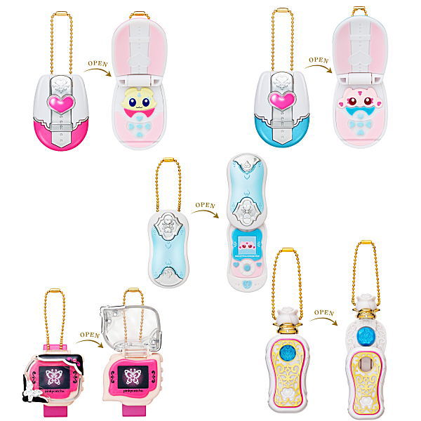 MINI CHARM COLLECTION2 PRECURE 20TH ANNIVERSARY [All 5 type set(Full Complete)]