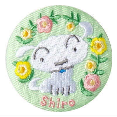 CAN BADGE COLLECTION Crayon Shin-chan [3.Shiro]