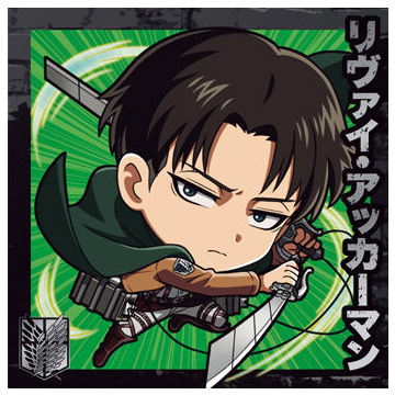 Niforamtion Attack on Titan Attack on Seal Wafer [8.Levi Ackerman (Normal)]