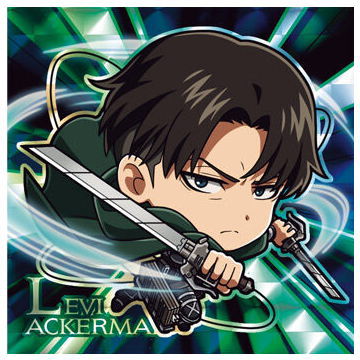 Niforamtion Attack on Titan Attack on Seal Wafer [24.Levi Ackerman (Super rare)]