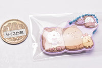 Sumikkogurashi Rubber mascot gummy Part.5 [11.Gathering (Shirokuma & Tonkatsu)]