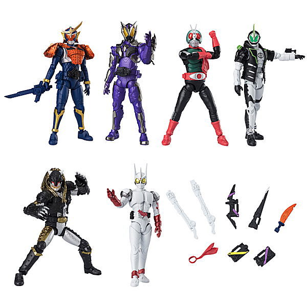 SHODO-XX DOUBLE CROSS Kamen Rider Part.5 [All 7 type set(Full Complete)]