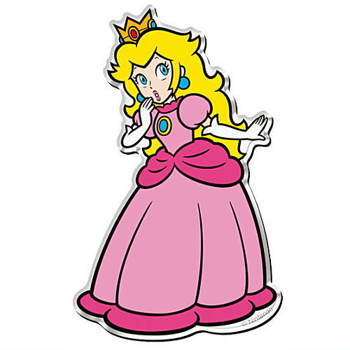 Super Mario character magnets [3.Princess Peach]