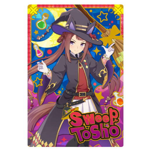 Umamusume Pretty Derby Twin Wafer 6th R [3.Sweep Tosho : character card (competition uniform) (hologram & foil stamping)]