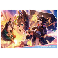 Umamusume Pretty Derby Twin Wafer 6th R [28.Leep into a New World : Visual art card (Embossed specification)]