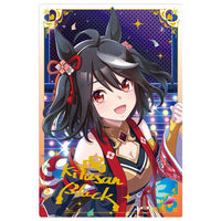 Umamusume Pretty Derby Twin Wafer 6th R [30.Kitasan Black : Special Card (Embossed specification)]