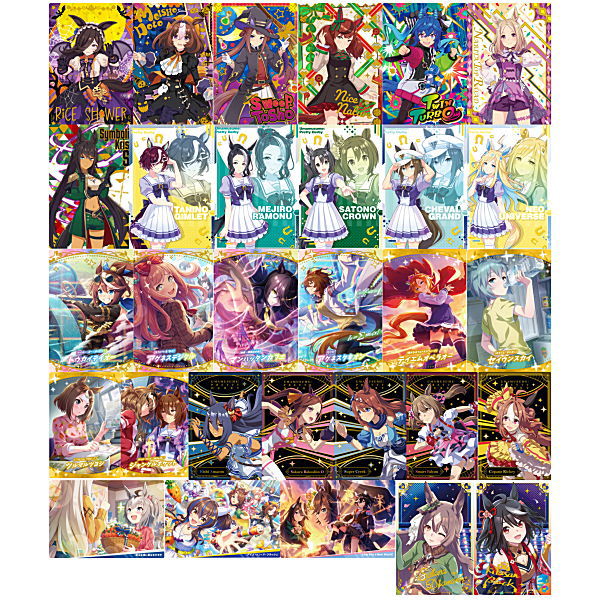 Umamusume Pretty Derby Twin Wafer 6th R [All 30 type set (Full Complete)]