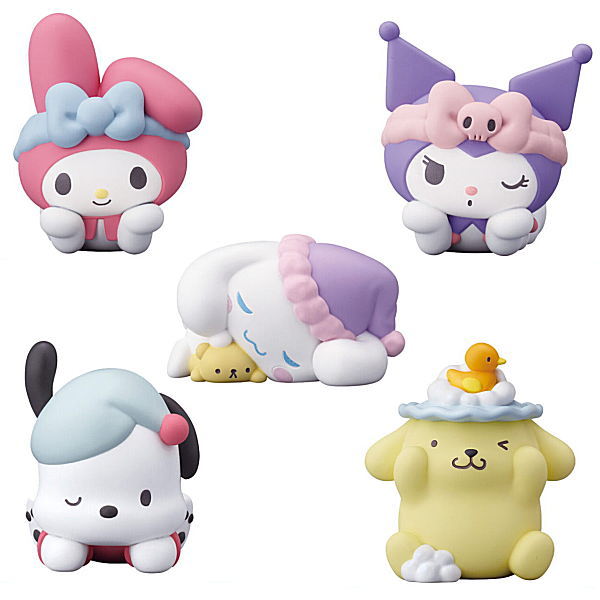 Sanrio Characters Friends2 [Assorted 5 type set (2.Pompompurin/5.My Melody/6.Kuromi/7.Kuromi/8.Kuromi)]