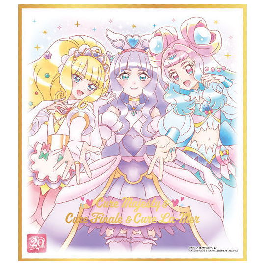 PreCure Shikishi ART 20th Anniversary Special 3 [12.PreCure shugo 1(Gold foil stamped)]