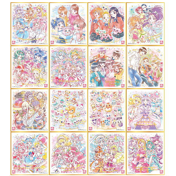 PreCure Shikishi ART 20th Anniversary Special 3 [All 16 type set(Full Complete)]