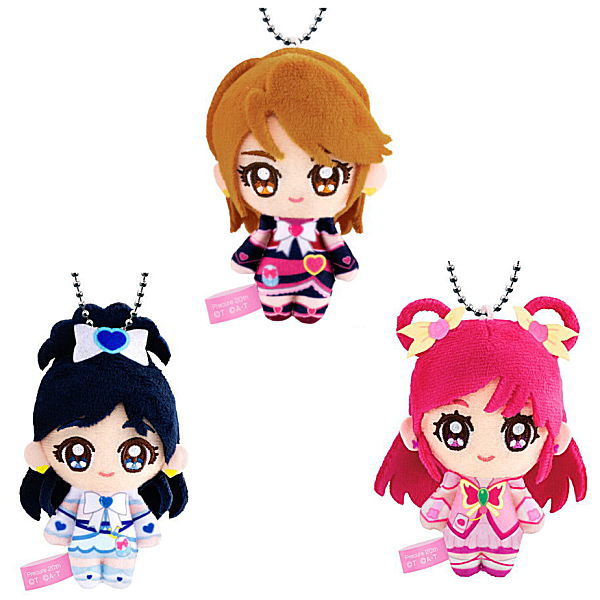 PreCure Fuwakyun mascot [Assorted 3 type set (1.Cure Black/2.Cure White/6.Cure Dream)]