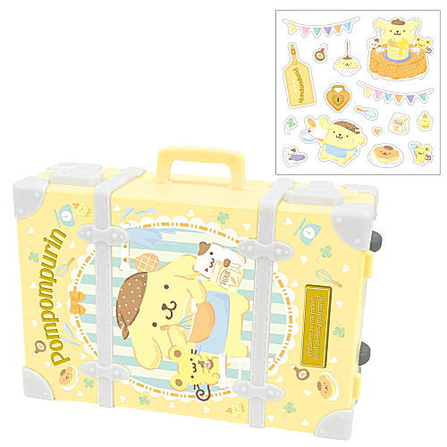 Sanrio Characters Small Suitcase [5.Pompompurin]