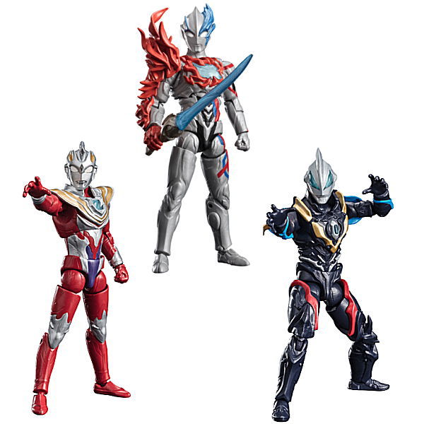 Choudou Alpha Ultraman Part.7 [Assorted 3 type set (1.Ultraman Blazar Firdran/2.Ultraman Z Gamma Future/3.Ultraman Geed Galaxy Rising)]