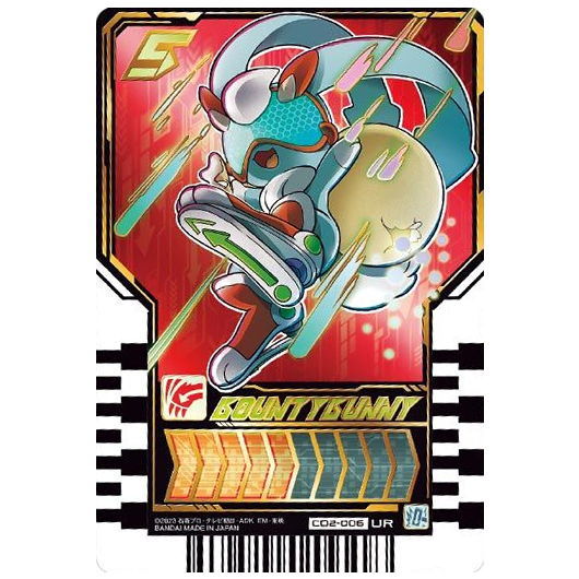 Kamen Rider Gotchard Ride Chemy Trading Card Wafer 02 [6.CD2-006: Bountybunny(Ultra Rare)]