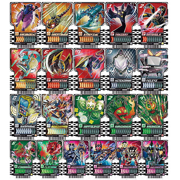 Kamen Rider Gotchard Ride Chemy Trading Card Wafer 02 [All 21 type set(Full Complete)]