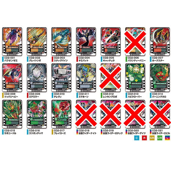 Kamen Rider Gotchard Ride Chemy Trading Card Wafer 02