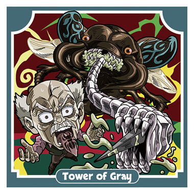 Niforamtion JoJo's Bizarre Adventure Sticker Wafer Stardust Crusaders Part.1 [8.Gray Fly/Tower of Gray (Normal)]