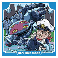 Niforamtion JoJo's Bizarre Adventure Sticker Wafer Stardust Crusaders Part.1 [9.impostor Captain Tennille/Dark Blue Moon (Normal)]