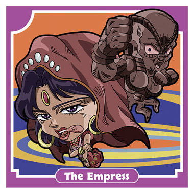 Niforamtion JoJo's Bizarre Adventure Sticker Wafer Stardust Crusaders Part.1 [15.Nena/Empress (Normal)]