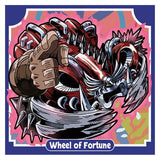 Niforamtion JoJo's Bizarre Adventure Sticker Wafer Stardust Crusaders Part.1 [16.ZZ/Wheel of Fortune (Normal)]