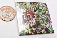 Niforamtion JoJo's Bizarre Adventure Sticker Wafer Stardust Crusaders Part.1 [26.Noriaki Kakyoin/Hierophant Green (JoJo rare)]