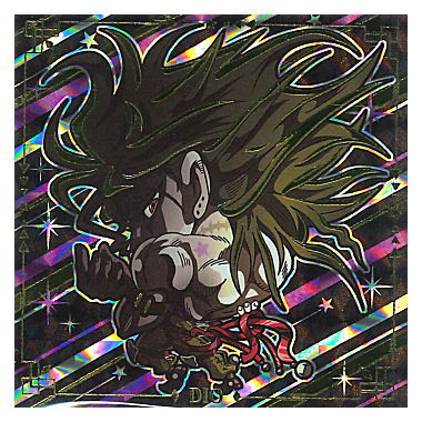 Niforamtion JoJo's Bizarre Adventure Sticker Wafer Stardust Crusaders Part.1 [28.Secret: Dio]