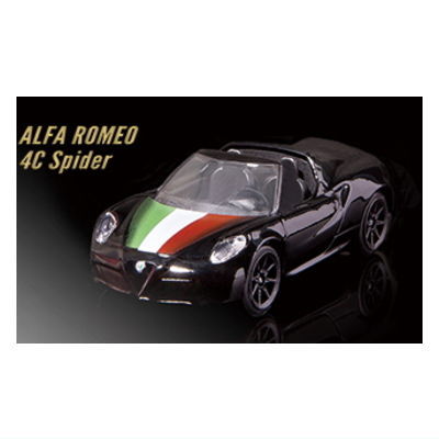 Majorette Minicar B19 Italian Collection [1.Alfa Romeo 4C Spider]