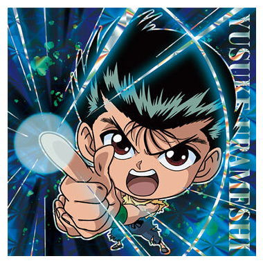 Niforamtion YuYu Hakusho Sticker Wafer  [21.Yusuke Urameshi (super rare)]