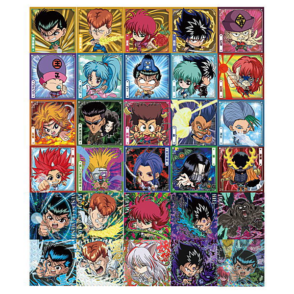 Niforamtion YuYu Hakusho Sticker Wafer  [All 30 type set(Full Complete)]