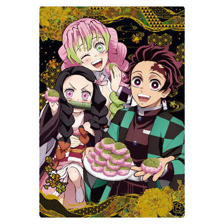 Kimetsu no Yaiba wafer Part.8 [31.Tanjirou Kamado/Nezuko Kamado/Mitsuri Kanroji (holo foil stamped)(super rare)]