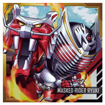 Niforamtion Kamen Rider Series Seal Wafer [4.Kamen Rider Ryuki (Rare)]