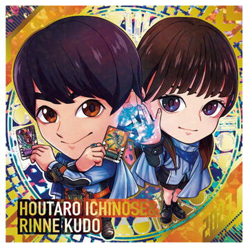 Niforamtion Kamen Rider Series Seal Wafer [28.Houtaro Ichinose & Rinne Kudo (Ultra Rare)]