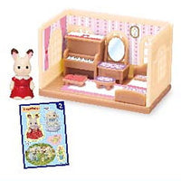 Sylvanian Families mini series 3-story stylish house [2.My Room and Chocolate Rabbit Girl (Flare)]