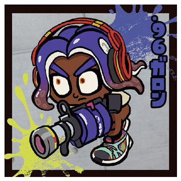 Splatoon 3 Jintori Taisen Nawa Battler Seal Wafer [4..96 Gal (Common)]