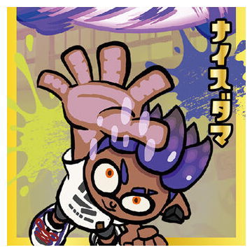 Splatoon 3 Jintori Taisen Nawa Battler Seal Wafer [19.Booyah Bomb (Rare)]