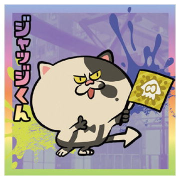 Splatoon 3 Jintori Taisen Nawa Battler Seal Wafer [31.Judd (Fresh)]