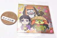 Niforamtion ONE PIECE Pirate Sticker Wafer LOG.7 Emperor of the sea [4.Wano country Daiendan 3(Super rare)]