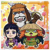 Niforamtion ONE PIECE Pirate Sticker Wafer LOG.7 Emperor of the sea [4.Wano country Daiendan 3(Super rare)]