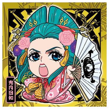 Niforamtion ONE PIECE Pirate Sticker Wafer LOG.7 Emperor of the sea [6.Kozuki Hiyori (Rare)]